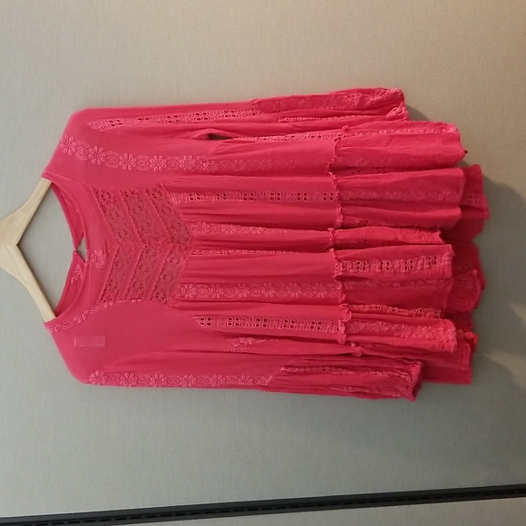 Free People Sweetest Dream Pink Tunic Size XS - Picture 2 of 15